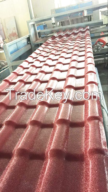 Resin Roof Tile Supplier Asa PVC Coated Synthetic Resin Tile