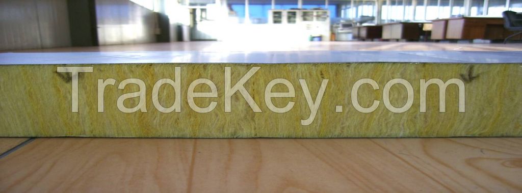 Hot sell wall and ceiling glass wool sandwich panel