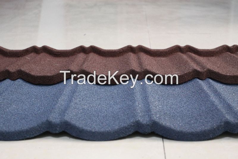COLORFUL STONE COATED ROOF TILES - CLASSICAL TILE