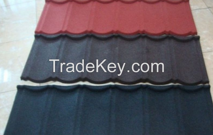 stone coated metal roofing tiles of New Zealand roof