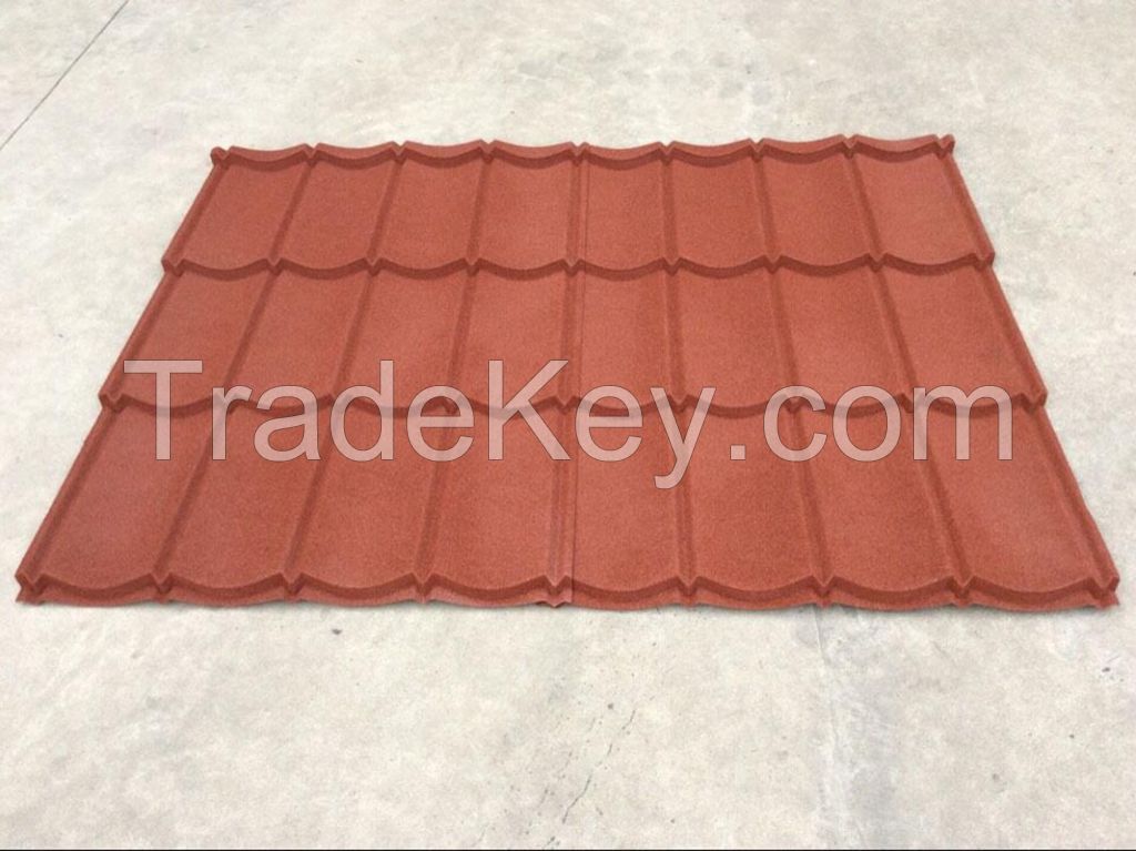 Big Sale FACTORY Colorful Stone Coated Steel Roof Tiles