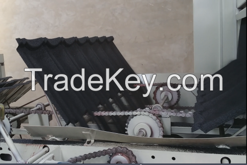 Stone Chip Coated Metal Roof Tile(Manufacture) Roof Tile Production Line