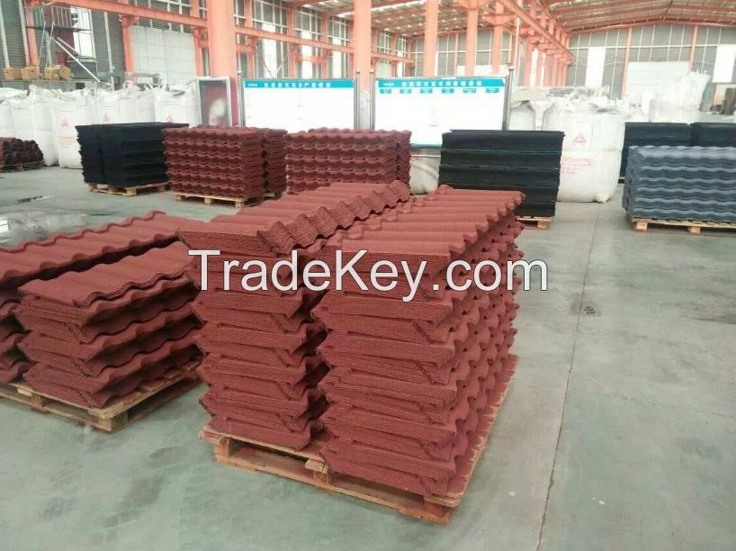 most popular stone coated roof tile - WOOD TILE
