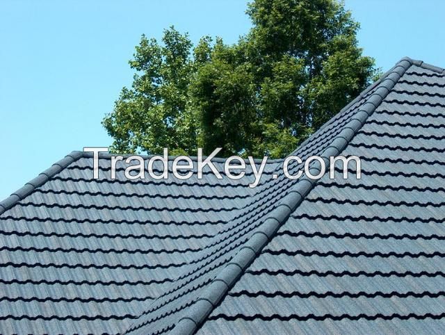 shingle design building materials colorful stone coated steel roof tile