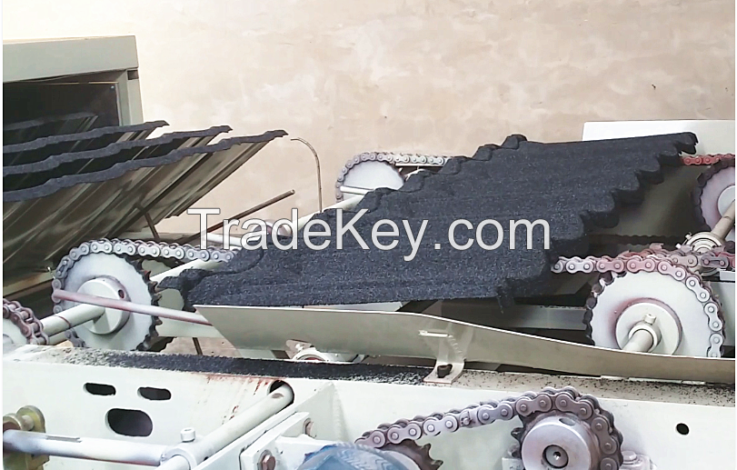 Stone Coated Steel Roofing Tiles, Metal roof tile production line