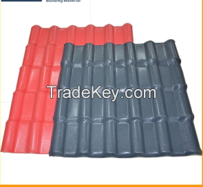Asa/ PVC Corrugated Plastic Roof Tile for Resort