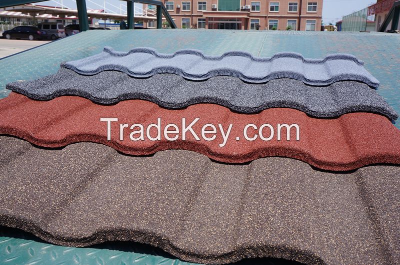 STONE COATED GALVANIZED SHEET ROOF TILE - ROMAN TILE