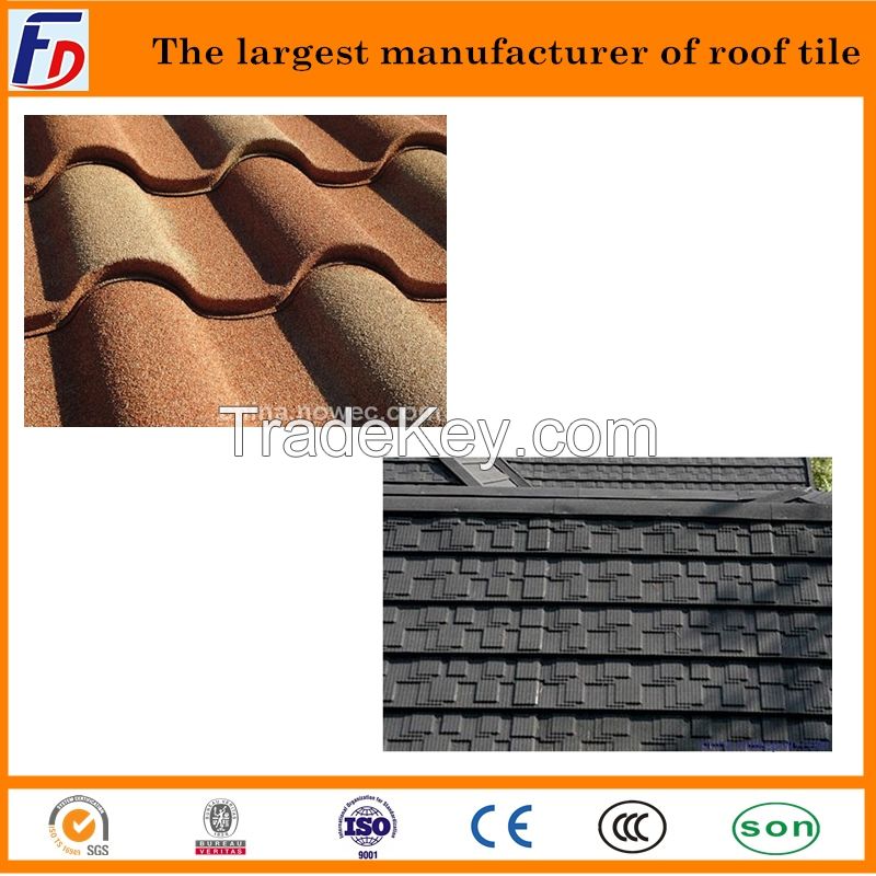 Stone Coated Chip Steel Roof Tile (Metal Roofing Sheets)-Shingle