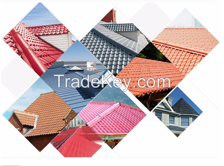 Top selling corrosion resistance building material pvc resin roof tiles