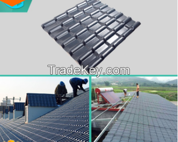 Heat Insulation Roofingtile, PVC Sythetic Resin Tiles,