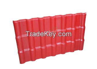 Brick Red Asa Coating PVC Synthetic Resin Plastic Roof Tile