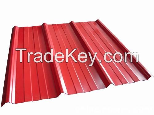 Color Coated Galvanized Corrugated Steel  Roofing Sheets
