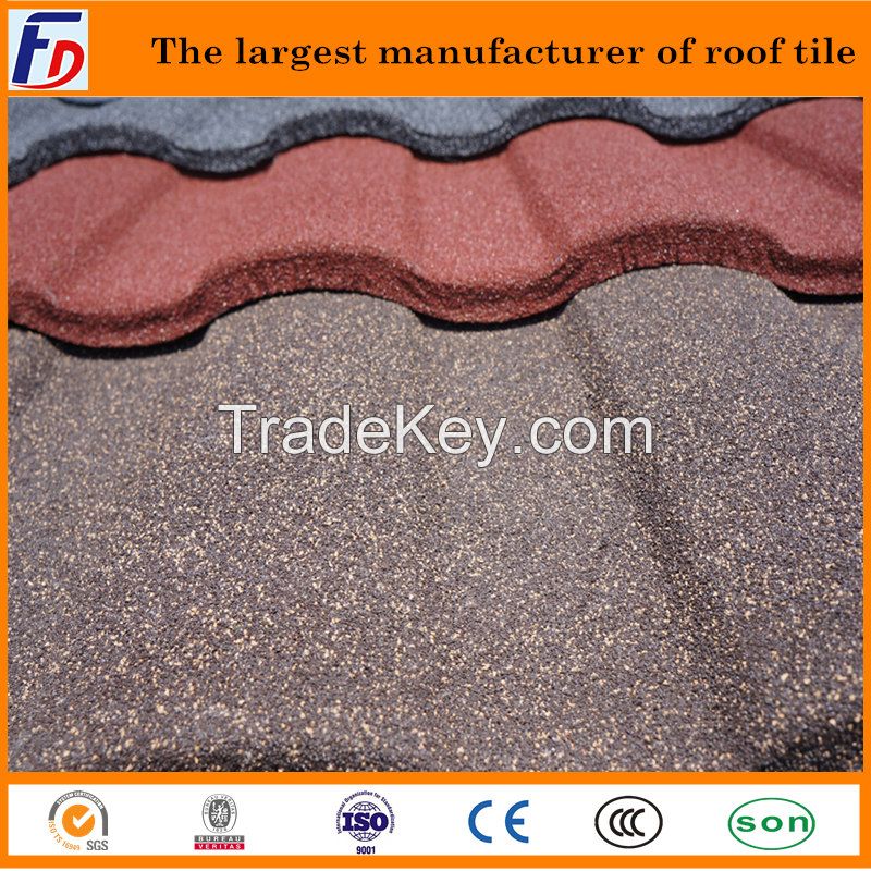 STONE COATED GALVANIZED SHEET ROOF TILE - ROMAN TILE