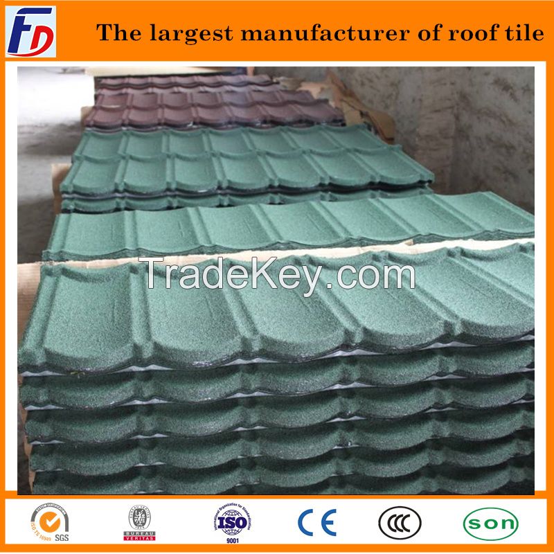 STONE COATED GALVANIZED SHEET ROOF TILE - CLASSICAL TILE