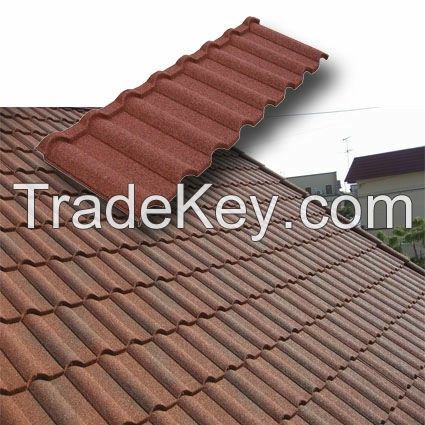 Cheap color metal roof tile/stone coated metal roof tiles with high quality