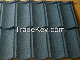 Al-zinc sand chip coated roof tiles prices for asia market