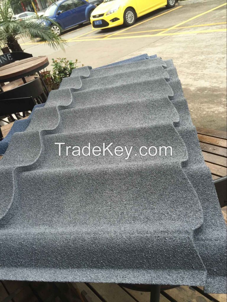 Designer colorful stone coated roof tile price