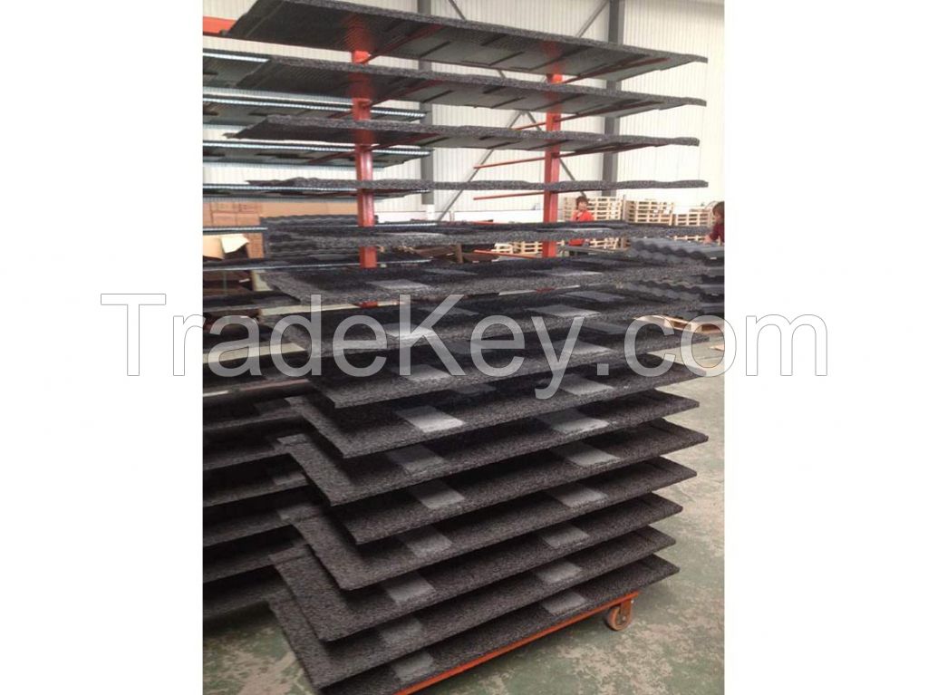 colorful Nigeria hot sale roofing shingles stone coated metal roof tile wholesale price