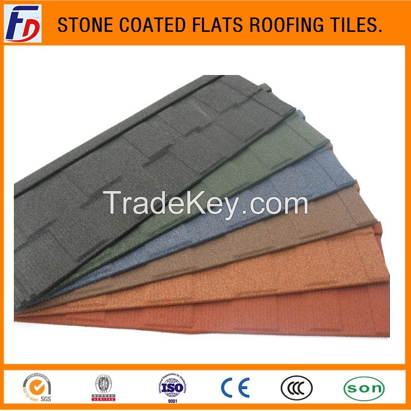 Sand coated best quality zinc-aluminum cheap roof tile