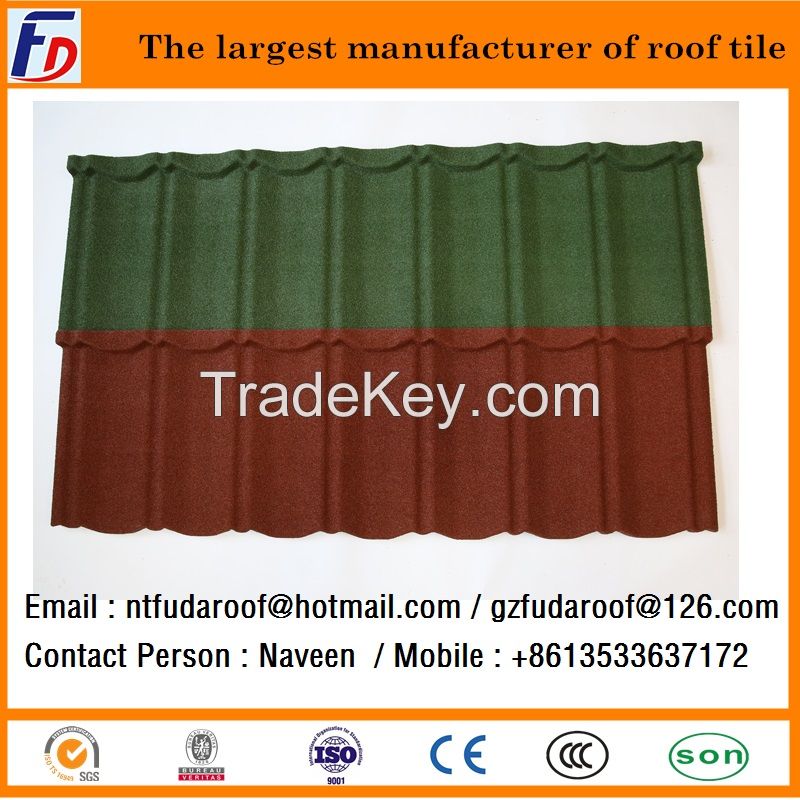 Corrugated Roofing Color Stone Coated Roofing Sheet/ Metal Roofing Tiles