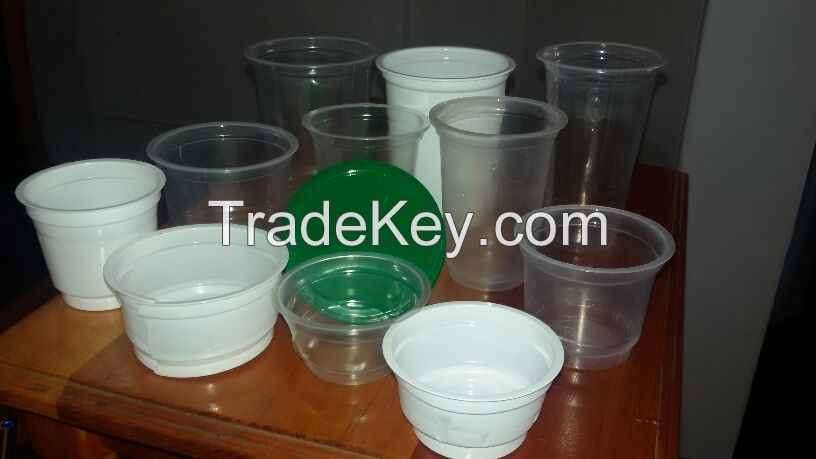 Plastic Clear Or White Disposable Cups