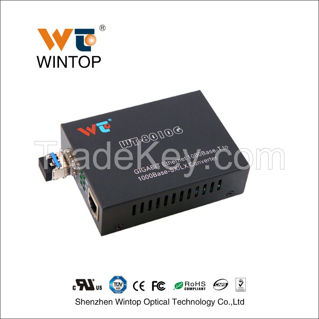 2016 hot  product  selling  media  converter from  shenzhen wintop tec