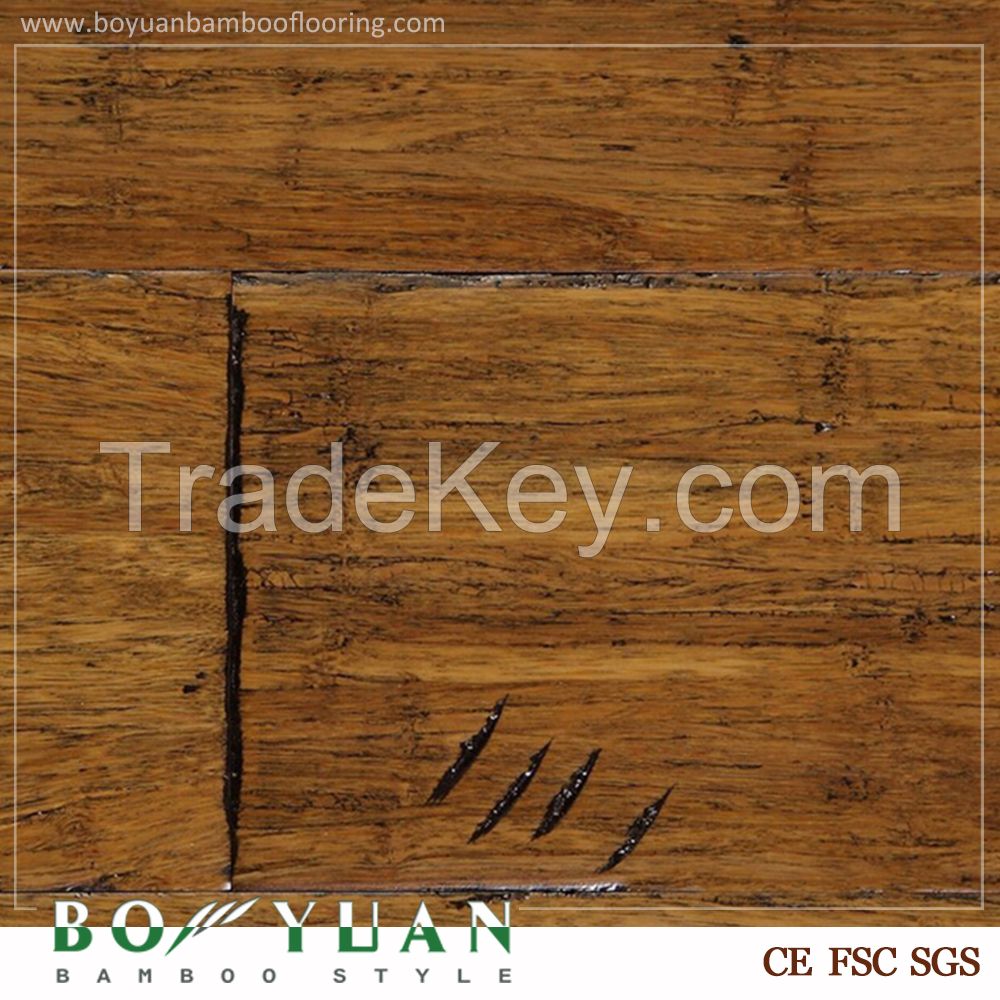 BY MOST POPULAR hand-scraped strand woven bamboo flooring