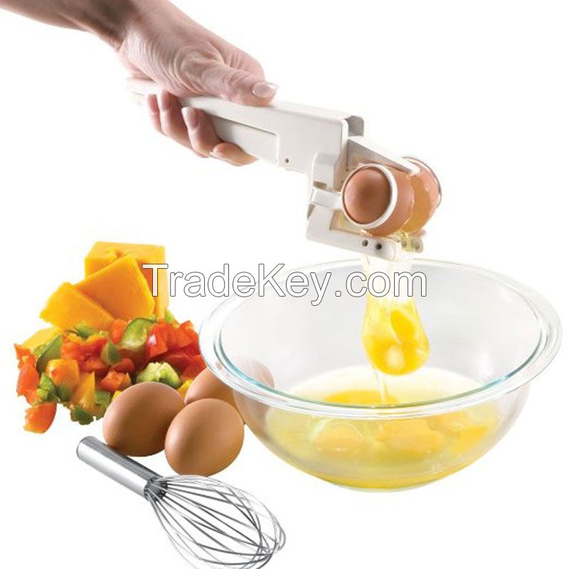 EZ Shell Cracker EZ Cracker with Yolk Separator Egg Separator