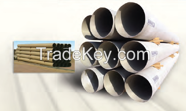 GRP pipes and flanges