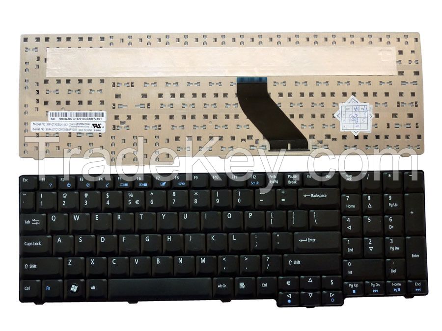 Acer Aspire 5535 9300 9400 5235 5737 US Black Keyboard 