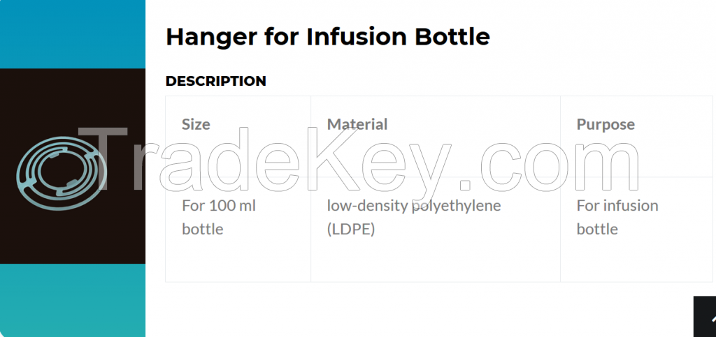 100 Ml / 1500 Ml Hanger For Infusion Bottle