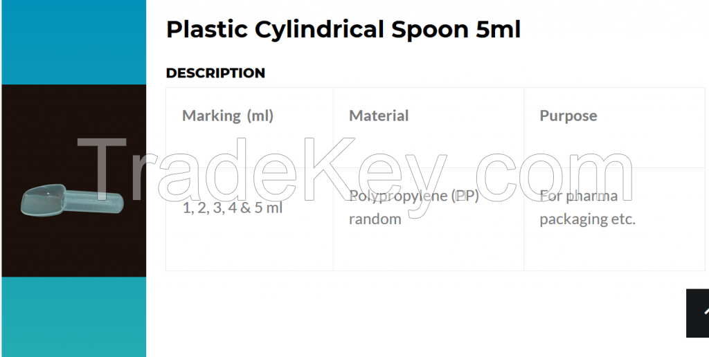 5 Ml Measuring Cylindrical Spoon