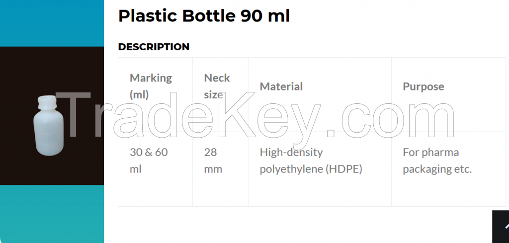 90 ml / 30 ml bottle