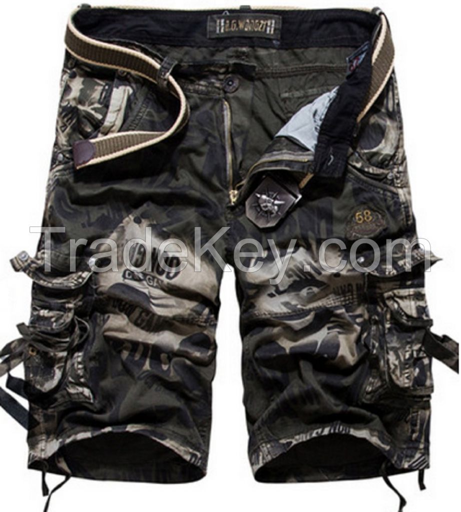 LOVECC Men's Cotton Loose Fit Multi Pocket Cargo Shorts Sold on Amazon