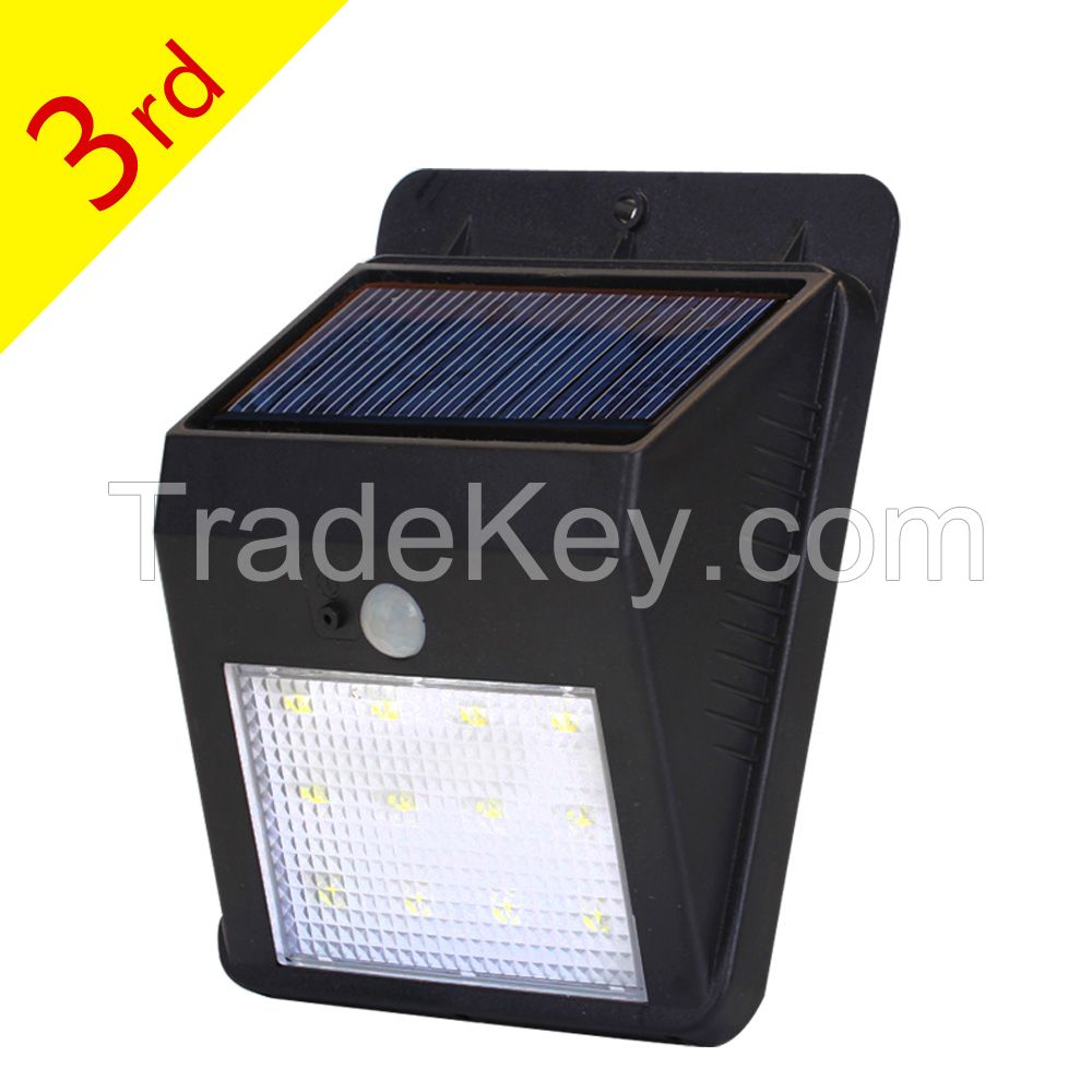 Solarmks Solar Lights 12 LED Solar Powered Wireless Security Light Wat