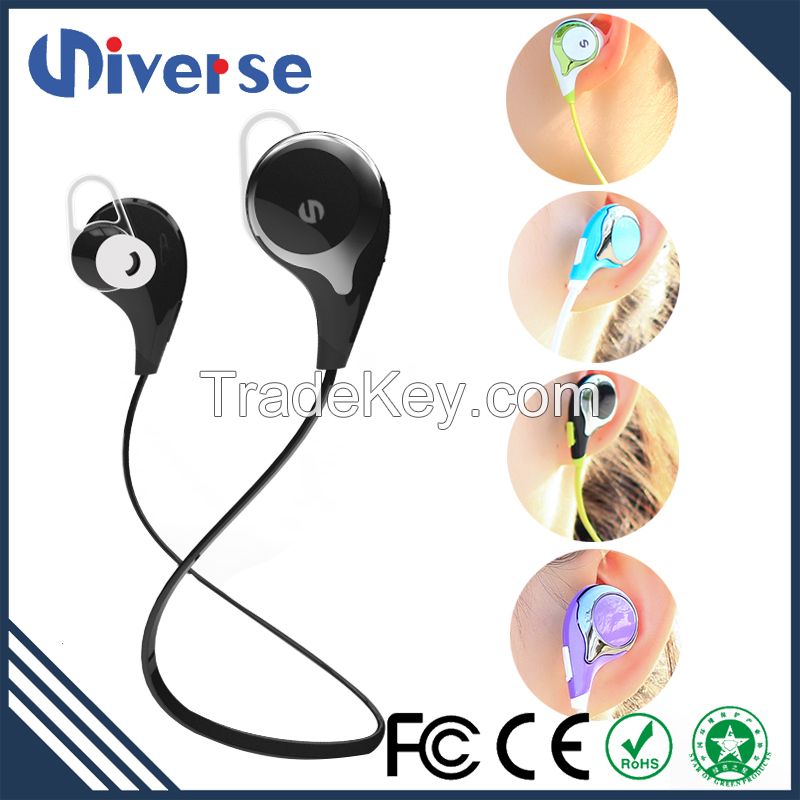 Shenzhen Custom New popular products mp3 stereo wireless sport bluetooth earphone&amp;headphones 