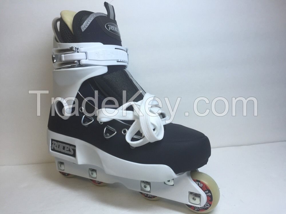 Roces Khuti Italy White Mens 8.5 EU 41.5 Aggressive InLine Skates Senate