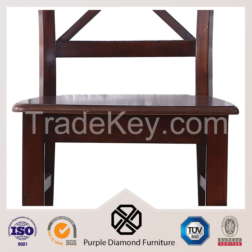 Cross Back Dining Chair X-Back Wood Chair Dining Chair