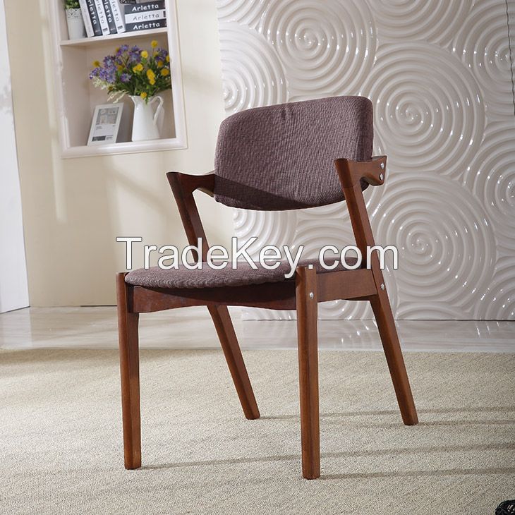 Dining Room solid wood Z shape side dining chair