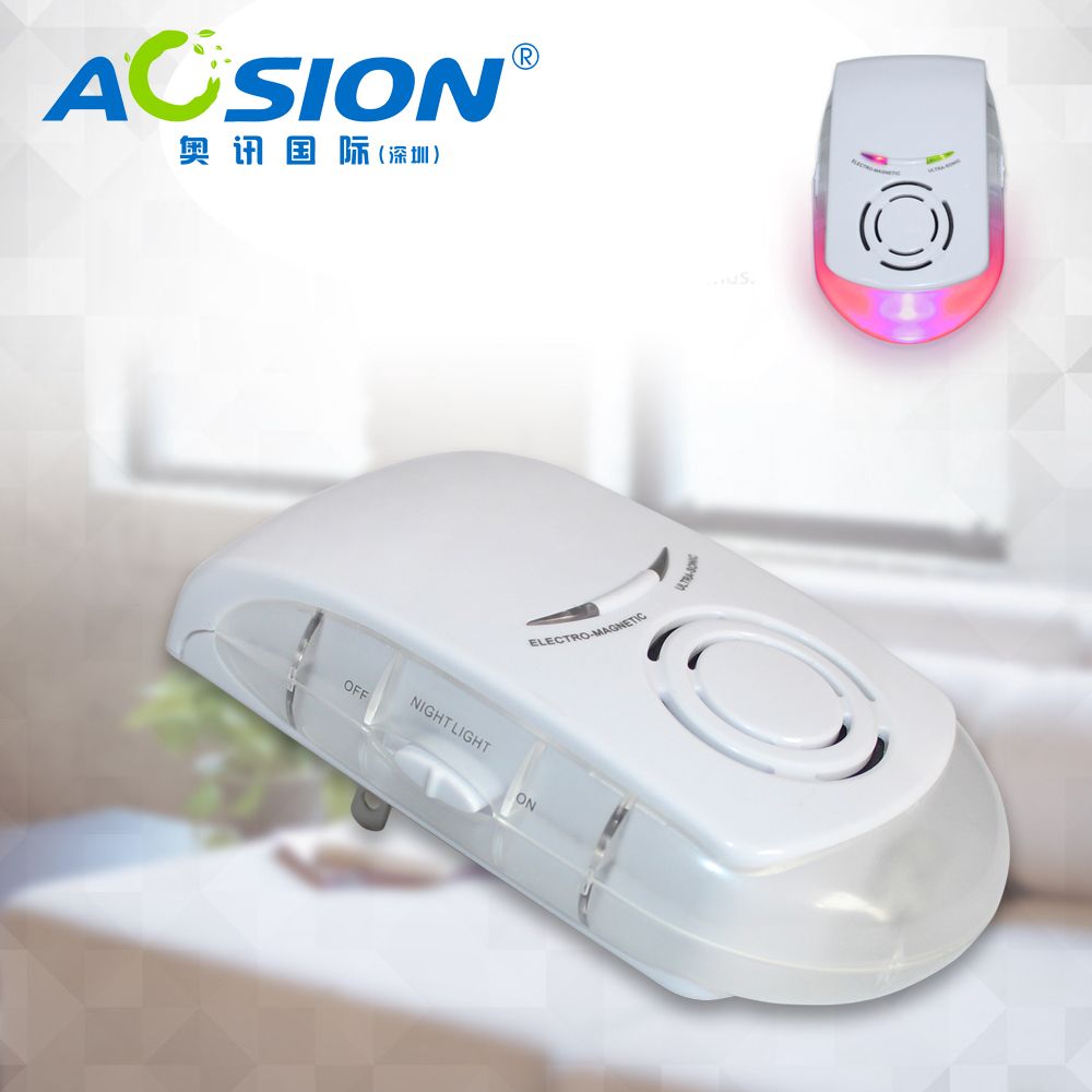 Aosion 2016 top sale multifunction ultrasonic and electromagnetic Pest Repeller