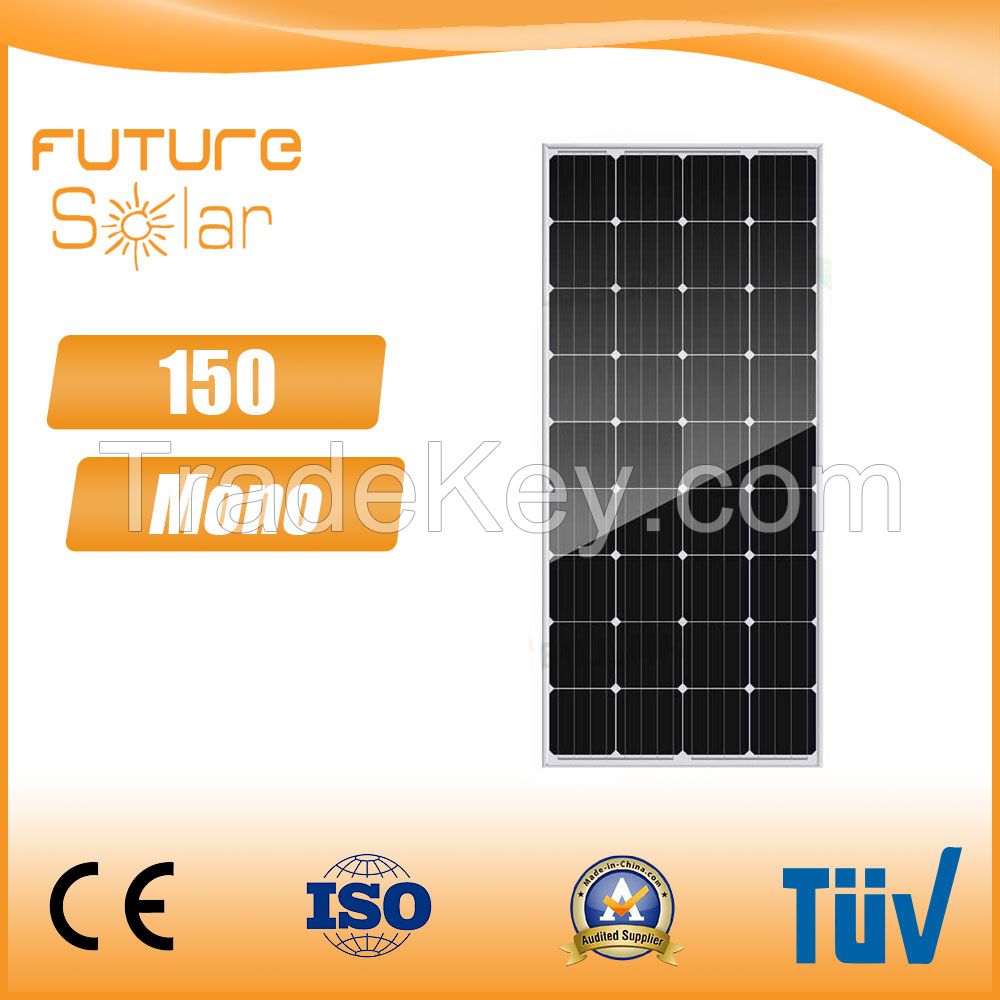 A Grade 25 Years Lifetime 150w Mono Solar Panel