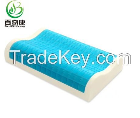 Gel memory foam pillow