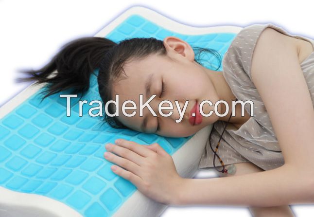 Gel memory foam pillow