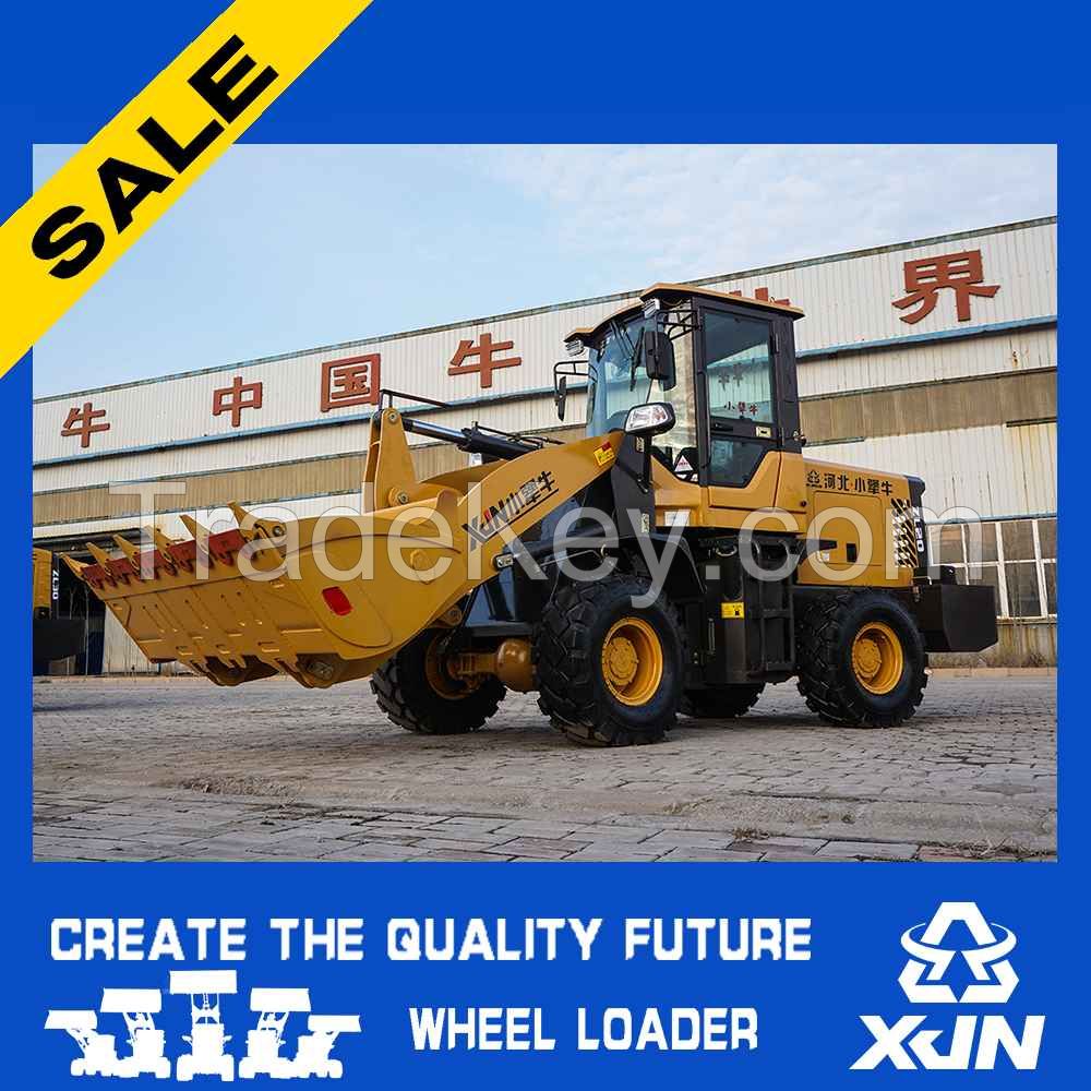 Small construction machine 1.6 ton 0.8CBM ZL20 mini wheel loader with CE