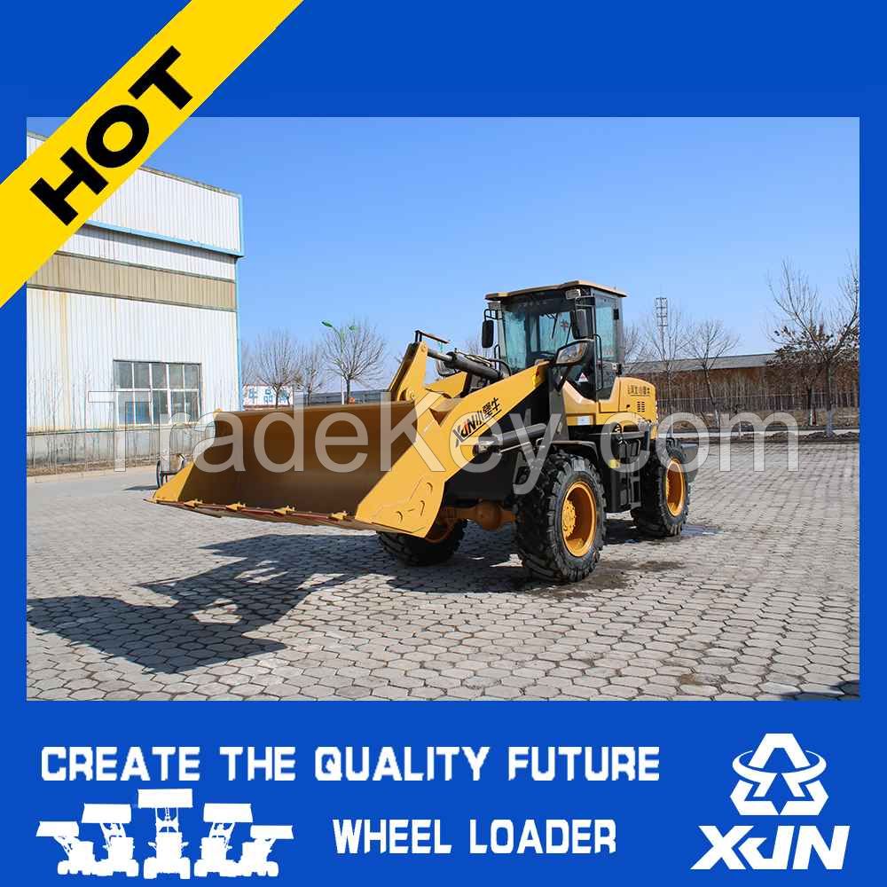 1cbm 2tons bucket capacity ZL33 Hydraulic joystick control China Mini Wheel Loader