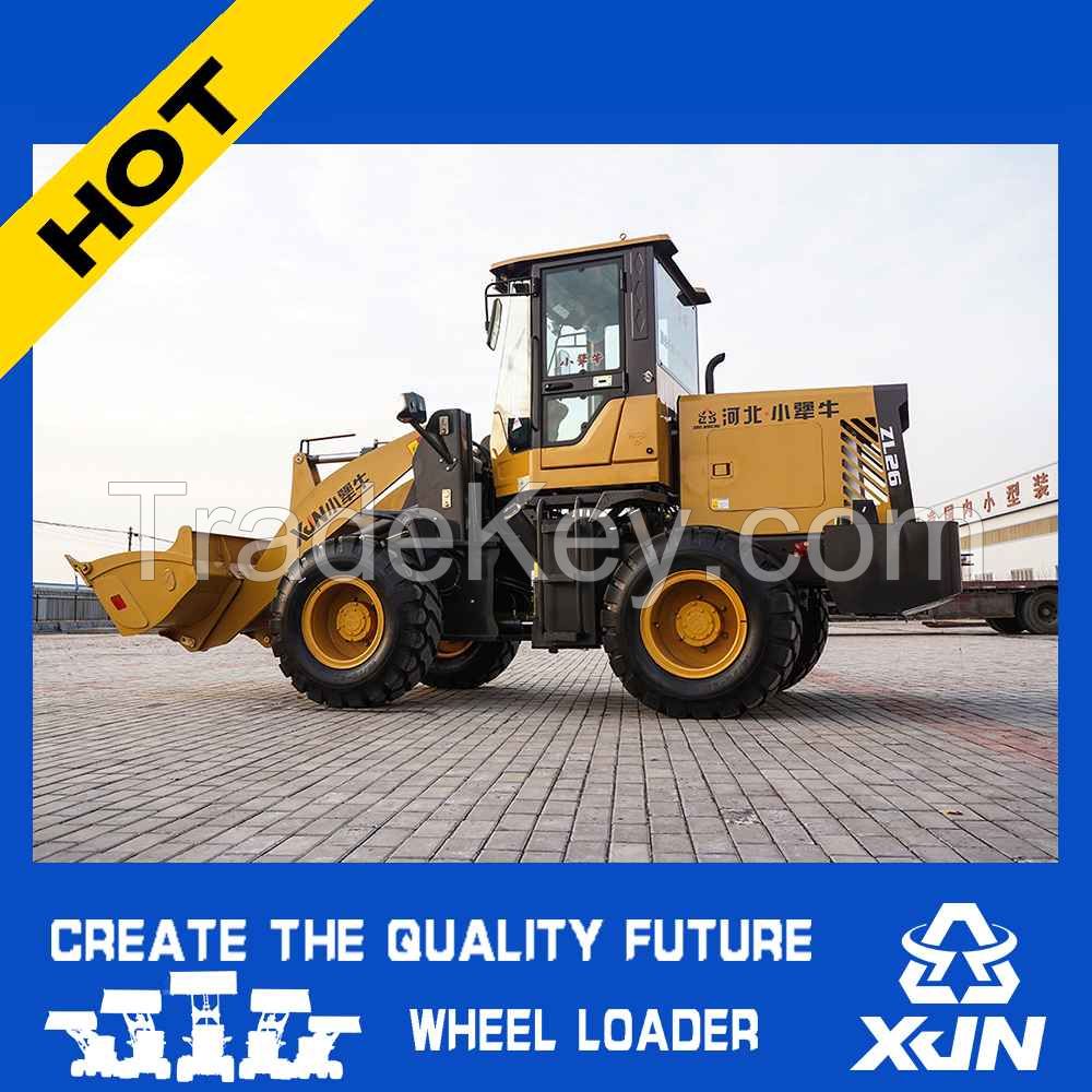 small construction machine ZL26 1.6 tons mini wheel loader with CE