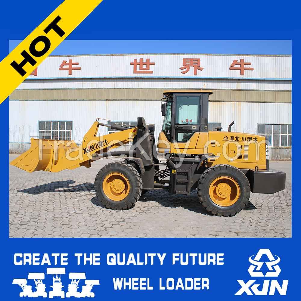 1cbm 2tons bucket capacity ZL33 Hydraulic joystick control China Mini Wheel Loader