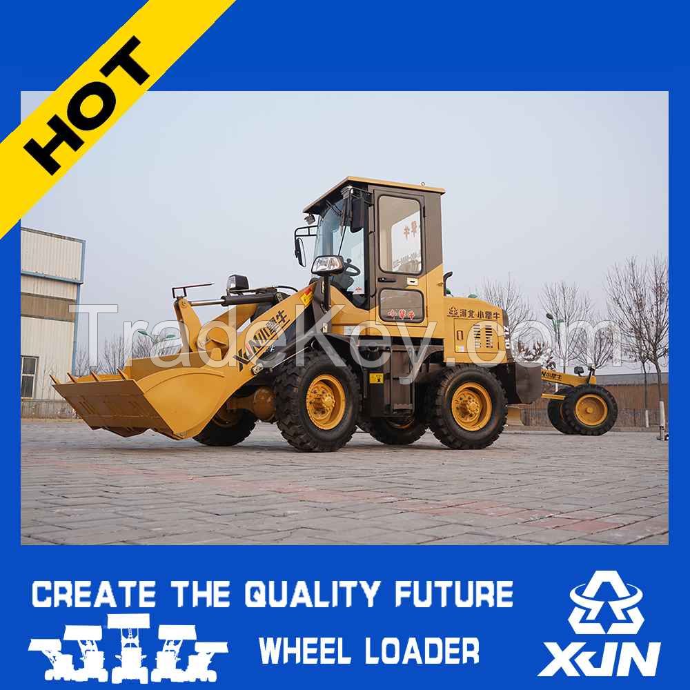 Small construction machine 1 ton 0.4CBM ZL10 mini wheel loader with CE