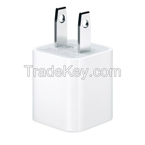 Original iphone 5W 2 flat pins US USB power adapter