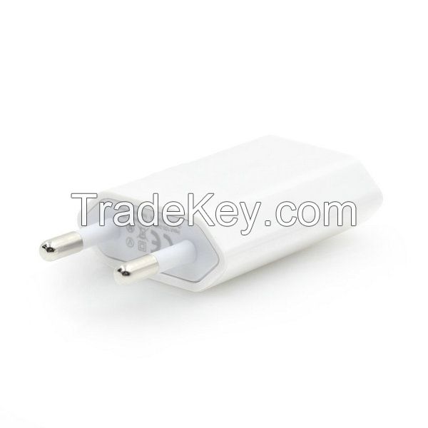 Original iphone 5W 2 round pins EU USB power adapter